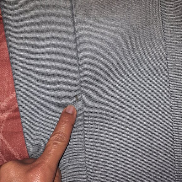 Express Light Gray Women's Trousers [Altered Inseam] - Picture 13 of 17